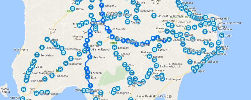 C’est à quelle heure le prochain Bus à Djerba ?